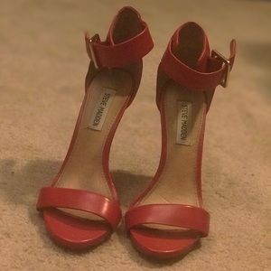 Steven Madden Marlenee Red Stiletto Sandal